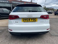 USED 2015 64 AUDI A3 1.4 TFSI e-tron Sportback 5dr Petrol Plug-in Hybrid e-S Tronic Euro 6 8.8kWh (204 ps) PANORAMIC ROOF| FULL LEATHER |SAT NAV|UNMARKED ALLOY WHEELS