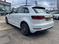 USED 2015 64 AUDI A3 1.4 TFSI e-tron Sportback 5dr Petrol Plug-in Hybrid e-S Tronic Euro 6 8.8kWh (204 ps) PANORAMIC ROOF| FULL LEATHER |SAT NAV|UNMARKED ALLOY WHEELS