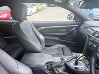 USED 2019 69 BMW 4 SERIES Black BMW 420i M Sport xDrive, 58,000 miles, ULEZ compliant, Automatic, M Sport Plus Pack, HK audio, Leather, Sat nav, 19in alloys, F&R sensors. This stunning 2019 BMW 420i M Sport xDrive combines sporty performance, premium comfort and everyday practicality in one impressive package. Powered by BMW&rsquo;s responsive 2.0 litre turbocharged petrol engine and paired with a smooth automatic gearbox, this Euro 6 compliant coupe delivers an engaging driving experience whilst maintaining excellent efficiency. The intelligent xDrive four wheel drive system provides enhanced grip and stability in all weather conditions, giving you complete confidence