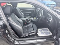 USED 2019 69 BMW 4 SERIES Black BMW 420i M Sport xDrive, 58,000 miles, ULEZ compliant, Automatic, M Sport Plus Pack, HK audio, Leather, Sat nav, 19in alloys, F&R sensors. This stunning 2019 BMW 420i M Sport xDrive combines sporty performance, premium comfort and everyday practicality in one impressive package. Powered by BMW&rsquo;s responsive 2.0 litre turbocharged petrol engine and paired with a smooth automatic gearbox, this Euro 6 compliant coupe delivers an engaging driving experience whilst maintaining excellent efficiency. The intelligent xDrive four wheel drive system provides enhanced grip and stability in all weather conditions, giving you complete confidence