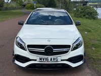 USED 2016 16 MERCEDES-BENZ A-CLASS 2.0 A45 AMG (Premium) Hatchback 5dr Petrol SpdS DCT 4MATIC Euro 6 (s/s) (381 ps) **LOW MILAGE**MEMORY BUCKET SEATS**PAN ROOF**
