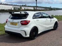 USED 2016 16 MERCEDES-BENZ A-CLASS 2.0 A45 AMG (Premium) Hatchback 5dr Petrol SpdS DCT 4MATIC Euro 6 (s/s) (381 ps) **LOW MILAGE**MEMORY BUCKET SEATS**PAN ROOF**