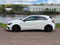 USED 2016 16 MERCEDES-BENZ A-CLASS 2.0 A45 AMG (Premium) Hatchback 5dr Petrol SpdS DCT 4MATIC Euro 6 (s/s) (381 ps) **LOW MILAGE**MEMORY BUCKET SEATS**PAN ROOF**