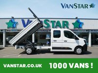 USED 2026 26 RENAULT MASTER LL35 2.0 BLUEDCI 150 BHP ADVANCE FACTORY TGS CREWCAB TIPPER HIGH SPEC | ALUMINIUM TIPPER | 7 SEATER CREW