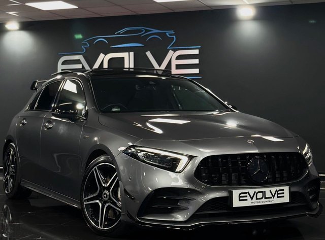 View our Mercedes-Benz A-Class 2.0 A35 AMG (Premium Plus) Hatchback 5dr Petrol SpdS DCT 4MATIC Euro 6 (s/s) (306 ps)