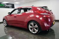 USED 2013 13 HYUNDAI VELOSTER 1.6 GDi Sport Euro 5 4dr Panoramic Roof, Black Leather