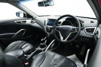 USED 2013 13 HYUNDAI VELOSTER 1.6 GDi Sport Euro 5 4dr Panoramic Roof, Black Leather
