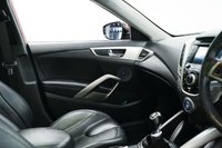 USED 2013 13 HYUNDAI VELOSTER 1.6 GDi Sport Euro 5 4dr Panoramic Roof, Black Leather