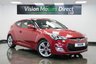 USED 2013 13 HYUNDAI VELOSTER 1.6 GDi Sport Euro 5 4dr Panoramic Roof, Black Leather