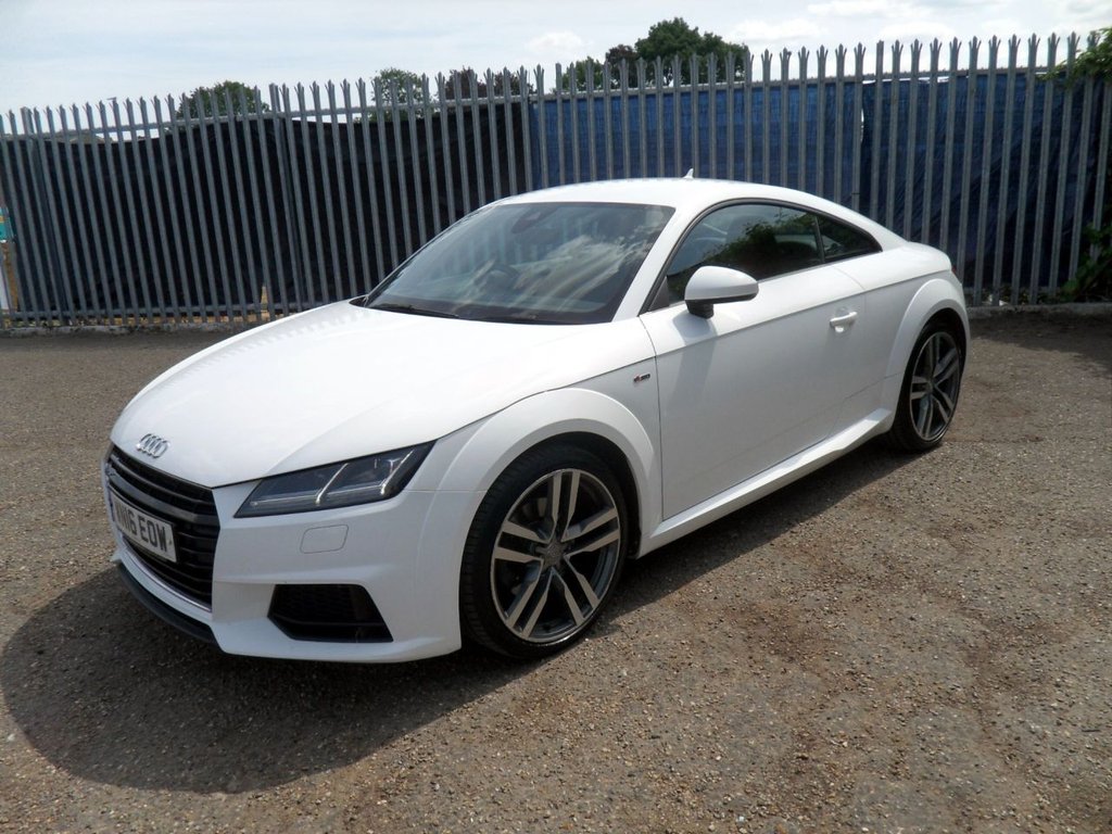 USED 2016 16 AUDI TT 2.0 TFSI S line Coupe 3dr Petrol S Tronic Euro 6 (s/s) (230 ps) 2 Owners FSH Water pump Replaced
