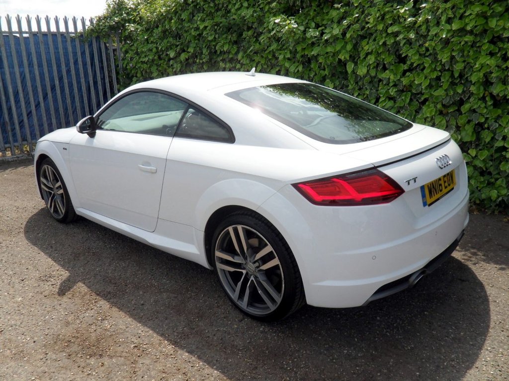 USED 2016 16 AUDI TT 2.0 TFSI S line Coupe 3dr Petrol S Tronic Euro 6 (s/s) (230 ps) 2 Owners FSH Water pump Replaced