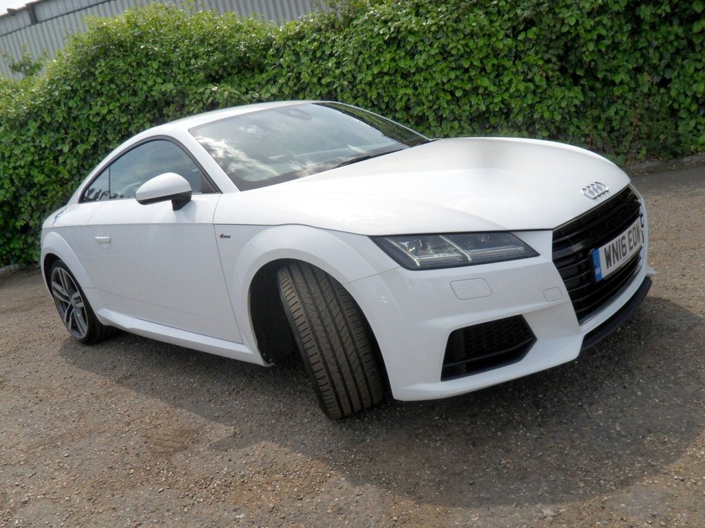 USED 2016 16 AUDI TT 2.0 TFSI S line Coupe 3dr Petrol S Tronic Euro 6 (s/s) (230 ps) 2 Owners FSH Water pump Replaced