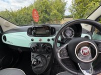 USED 2018 68 FIAT 500 1.2 Lounge Hatchback 3dr Petrol Manual Euro 6 (s/s) (69 bhp) Mot & Service included! 2 keys