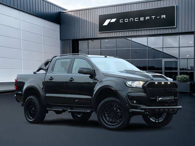 View our Ford Ranger 2.2 TDCi Black Edition Pickup Double Cab 4dr Diesel Manual 4WD Euro 6 (s/s) (160 ps)