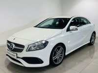 USED 2017 17 MERCEDES-BENZ A-CLASS 2.1 A200d AMG Line Hatchback 5dr Diesel Manual Euro 6 (s/s) (136 ps) Cirrus White | Apple CarPlay | Reversing Camera | Sat Nav | Bluetooth | ULEZ OK