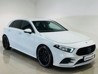 USED 2020 69 MERCEDES-BENZ A-CLASS 1.3 A200 AMG Line (Premium 2) Hatchback 5dr Petrol 7G-DCT Euro 6 (s/s) (163 ps) Digital White | Black Alcantara Interior | Upgraded New Wheels | Ambient Lighting | Styling Pack | Apple CarPlay | Heated Seats | ULEZ OK