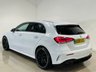 USED 2020 69 MERCEDES-BENZ A-CLASS 1.3 A200 AMG Line (Premium 2) Hatchback 5dr Petrol 7G-DCT Euro 6 (s/s) (163 ps) Digital White | Black Alcantara Interior | Upgraded New Wheels | Ambient Lighting | Styling Pack | Apple CarPlay | Heated Seats | ULEZ OK