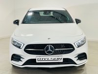 USED 2022 22 MERCEDES-BENZ A-CLASS 1.3 A250e 15.6kWh AMG Line Edition (Executive) Saloon 4dr Petrol Plug-in Hybrid 8G-DCT Euro 6 (s/s) (218 ps) Polar White | Black Alcantara Interior with Red Stitching | Ambient Lighting | Apple CarPlay | Heated Seats | Privacy Glass | Service History | ULEZ OK