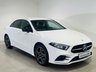USED 2022 22 MERCEDES-BENZ A-CLASS 1.3 A250e 15.6kWh AMG Line Edition (Executive) Saloon 4dr Petrol Plug-in Hybrid 8G-DCT Euro 6 (s/s) (218 ps) Polar White | Black Alcantara Interior with Red Stitching | Ambient Lighting | Apple CarPlay | Heated Seats | Privacy Glass | Service History | ULEZ OK