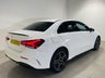USED 2022 22 MERCEDES-BENZ A-CLASS 1.3 A250e 15.6kWh AMG Line Edition (Executive) Saloon 4dr Petrol Plug-in Hybrid 8G-DCT Euro 6 (s/s) (218 ps) Polar White | Black Alcantara Interior with Red Stitching | Ambient Lighting | Apple CarPlay | Heated Seats | Privacy Glass | Service History | ULEZ OK