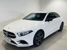 USED 2022 22 MERCEDES-BENZ A-CLASS 1.3 A250e 15.6kWh AMG Line Edition (Executive) Saloon 4dr Petrol Plug-in Hybrid 8G-DCT Euro 6 (s/s) (218 ps) Polar White | Black Alcantara Interior with Red Stitching | Ambient Lighting | Apple CarPlay | Heated Seats | Privacy Glass | Service History | ULEZ OK