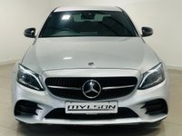 USED 2020 70 MERCEDES-BENZ C-CLASS 2.0 C220d AMG Line (Premium) Saloon 4dr Diesel G-Tronic+ Euro 6 (s/s) (194 ps) Iridium Silver | Black Leather Interior | Night Pack | Ambient Lighting | 19 Inch AMG Wheels | Privacy Glass | Heated Seats | ULEZ OK