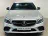 USED 2020 70 MERCEDES-BENZ C-CLASS 2.0 C220d AMG Line (Premium) Saloon 4dr Diesel G-Tronic+ Euro 6 (s/s) (194 ps) Iridium Silver | Black Leather Interior | Night Pack | Ambient Lighting | 19 Inch AMG Wheels | Privacy Glass | Heated Seats | ULEZ OK