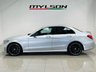 USED 2020 70 MERCEDES-BENZ C-CLASS 2.0 C220d AMG Line (Premium) Saloon 4dr Diesel G-Tronic+ Euro 6 (s/s) (194 ps) Iridium Silver | Black Leather Interior | Night Pack | Ambient Lighting | 19 Inch AMG Wheels | Privacy Glass | Heated Seats | ULEZ OK