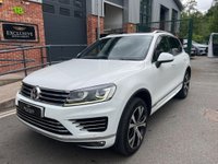USED 2016 16 VOLKSWAGEN TOUAREG 3.0 TDI V6 BlueMotion Tech R-Line Tiptronic 4WD Euro 6 (s/s) 5dr GREAT SPEC PAN ROOF SUNROOF