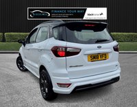 USED 2018 18 FORD ECOSPORT 1.0T EcoBoost ST-Line SUV 5dr Petrol Manual Euro 6 (s/s) (140 ps) HERE AT MOTOR SWITCH YOUR NEW MOTOR IS JUST A SWITCH AWAY WITH THIS FORD ECOSPORT 1.0T PETROL ECOBOOST ST-LINE SUV 5DR MANUAL EURO 6, WHICH COMES WITH A FULL 12 MONTHS NATIONWIDE WARRANTY AND ALSO COMES WITH A FULL 12 MONTHS MOT, THIS VEHICLE WILL ALSO BE FRESHLY SERVICED BEFORE IT LEAVES US TO BRING IT BACK UP TO DATE, WITH 3 X FORMER KEEPERS, AND ALSO COMES WITH 2 KEYS, FINANCE AVAILABLE FROM 11.9% APR, DELIVERY AVAILABLE, PART EX WELCOME, FULLY VALETED USING AUTO SMART PRODUCTS, HPI CLEAR