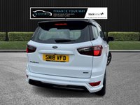 USED 2018 18 FORD ECOSPORT 1.0T EcoBoost ST-Line SUV 5dr Petrol Manual Euro 6 (s/s) (140 ps) HERE AT MOTOR SWITCH YOUR NEW MOTOR IS JUST A SWITCH AWAY WITH THIS FORD ECOSPORT 1.0T PETROL ECOBOOST ST-LINE SUV 5DR MANUAL EURO 6, WHICH COMES WITH A FULL 12 MONTHS NATIONWIDE WARRANTY AND ALSO COMES WITH A FULL 12 MONTHS MOT, THIS VEHICLE WILL ALSO BE FRESHLY SERVICED BEFORE IT LEAVES US TO BRING IT BACK UP TO DATE, WITH 3 X FORMER KEEPERS, AND ALSO COMES WITH 2 KEYS, FINANCE AVAILABLE FROM 11.9% APR, DELIVERY AVAILABLE, PART EX WELCOME, FULLY VALETED USING AUTO SMART PRODUCTS, HPI CLEAR