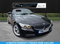 USED 2012 12 BMW Z4 2.0 20i Convertible 2dr Petrol Manual sDrive Euro 5 (s/s) (184 ps) HERE AT MOTOR SWITCH YOUR NEW MOTOR IS JUST A SWITCH AWAY WITH THIS BMW Z4 20I CONVERTIBLE 2DR 2.0 PETROL MANUAL SDRIVE EURO 5, WHICH COMES WITH A FULL 12 MONTHS NATIONWIDE WARRANTY AND ALSO COMES WITH A FULL 2 MONTHS MOT, THIS VEHICLE ALSO HAS LOW MILEAGE AND COMES WITH 2 KEYS, AND WILL ALSO BE FRESHLY SERVICED BEFORE IT LEAVES US TO BRING IT BACK UP TO DATE, FINANCE AVAILABLE FROM 11.9% APR, DELIVERY AVAILABLE, PART EX WELCOME, FULLY VALETED USING AUTO SMART PRODUCTS, HPI CLEAR MILEAGE CHECKED