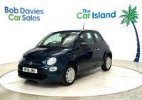 USED 2019 19 FIAT 500 1.2 Pop Hatchback 3dr Petrol Manual Euro 6 (s/s) (69 bhp) Great Value Epic Blue Fiat 500 offering low Insurance Costs, AUX & USB, Service History, Speed Limiter, Heated Screen, 25000 Miles Only