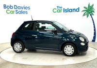 USED 2019 19 FIAT 500 1.2 Pop Hatchback 3dr Petrol Manual Euro 6 (s/s) (69 bhp) Great Value Epic Blue Fiat 500 offering low Insurance Costs, AUX & USB, Service History, Speed Limiter, Heated Screen, 25000 Miles Only