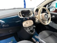 USED 2019 19 FIAT 500 1.2 Pop Hatchback 3dr Petrol Manual Euro 6 (s/s) (69 bhp) Great Value Epic Blue Fiat 500 offering low Insurance Costs, AUX & USB, Service History, Speed Limiter, Heated Screen, 25000 Miles Only