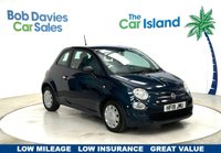 USED 2019 19 FIAT 500 1.2 Pop Hatchback 3dr Petrol Manual Euro 6 (s/s) (69 bhp) Great Value Epic Blue Fiat 500 offering low Insurance Costs, AUX & USB, Service History, Speed Limiter, Heated Screen, 25000 Miles Only