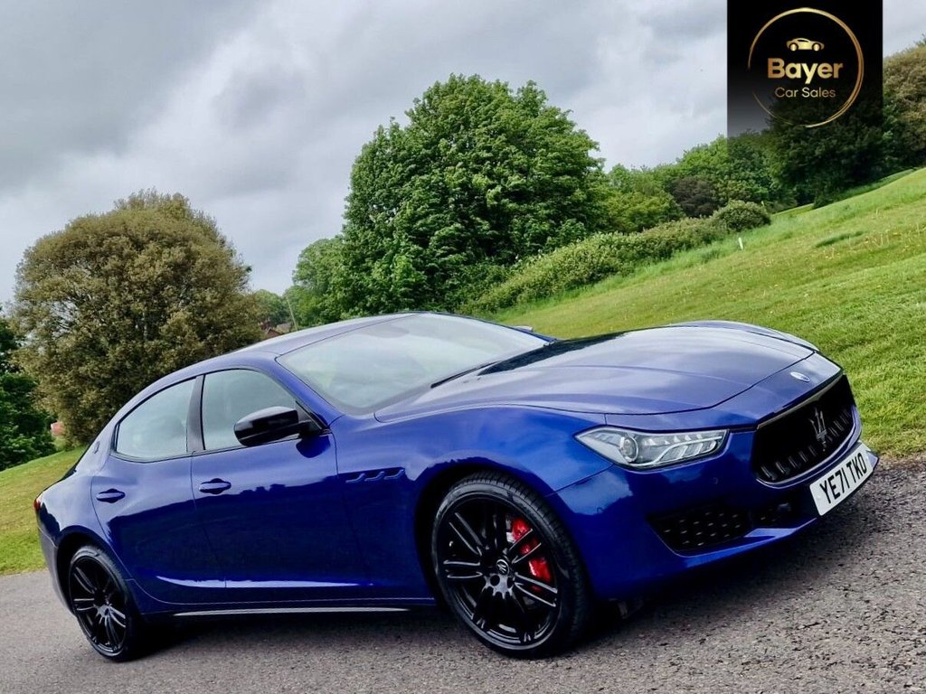 USED 2021 71 MASERATI GHIBLI 2.0 MHEV Saloon 4dr Petrol ZF Euro 6 (s/s) (330 ps) FINANCE AVAILABLE