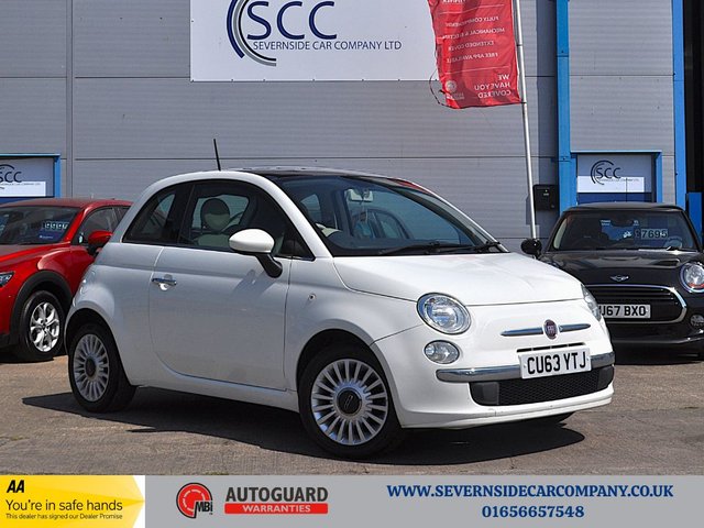 2013 63 Fiat 500 1.2 Lounge Hatchback 3dr Petrol Manual Euro 4 (69 bhp)
