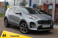 USED 2021 70 KIA SPORTAGE 1.6 CRDi MHEV GT-Line SUV 5dr Diesel Hybrid DCT Euro 6 (s/s) (134 bhp) - EURO 6 - ULEZ, SAT NAV, HTD/LEATHER, R/CAMERA, APPLE/ANDROID CARPLAY, P/SENSORS, CRUISE/LDW, LEDS, 19" ALLOYS, DAB & BLUETOOTH