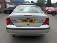 USED 2004 04 FORD FOCUS 1.6i 16v Ghia Saloon 4dr Petrol Manual (163 g/km, 99 bhp) 12 MONTH MOT - JUST SERVICED