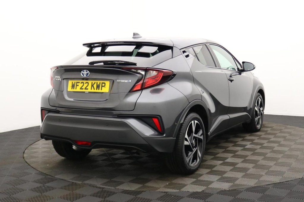 USED 2022 22 TOYOTA C-HR 1.8 VVT-h GPF Design SUV 5dr Petrol Hybrid CVT Euro 6 (s/s) (122 ps) Sat Nav, Rear Camera, Keyless