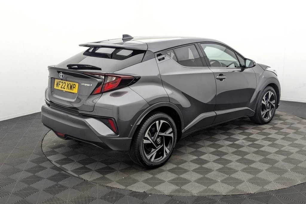 USED 2022 22 TOYOTA C-HR 1.8 VVT-h GPF Design SUV 5dr Petrol Hybrid CVT Euro 6 (s/s) (122 ps) Sat Nav, Rear Camera, Keyless