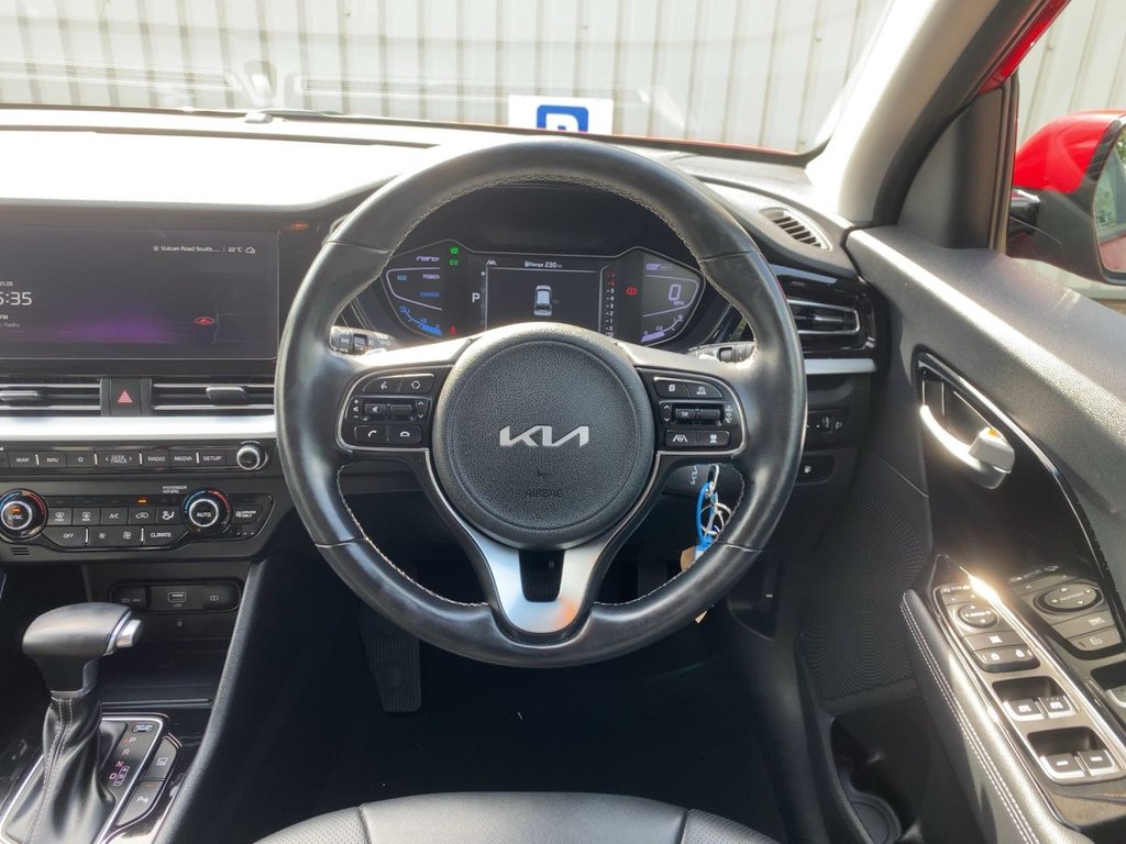 USED 2022 22 KIA NIRO 1.6 GDi 3 SUV 5dr Petrol Hybrid DCT Euro 6 (s/s) (139 bhp) CARPLAY+CAMERA+SAT NAV+LEATHER
