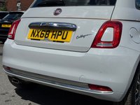 USED 2018 68 FIAT 500 1.2 Collezione Fall Hatchback 3dr Petrol Manual Euro 6 (s/s) (69 bhp) SUNROOF -- AIR CON -- PARK SENSORS -- BLUETOOTH -- HALF LEATHER