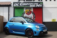 USED 2021 21 ABARTH 595 1.4 T-Jet Competizione 70th Hatchback 3dr Petrol Auto Euro 6 (180 bhp) Bi-Xenon--Electric Sunroof--GT Natural Sabelt--17" Super Sport Alloys--Rally Blue