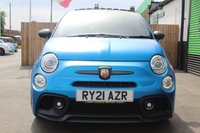 USED 2021 21 ABARTH 595 1.4 T-Jet Competizione 70th Hatchback 3dr Petrol Auto Euro 6 (180 bhp) Bi-Xenon--Electric Sunroof--GT Natural Sabelt--17" Super Sport Alloys--Rally Blue