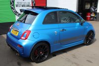 USED 2021 21 ABARTH 595 1.4 T-Jet Competizione 70th Hatchback 3dr Petrol Auto Euro 6 (180 bhp) Bi-Xenon--Electric Sunroof--GT Natural Sabelt--17" Super Sport Alloys--Rally Blue