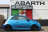 USED 2021 21 ABARTH 595 1.4 T-Jet Competizione 70th Hatchback 3dr Petrol Auto Euro 6 (180 bhp) Bi-Xenon--Electric Sunroof--GT Natural Sabelt--17" Super Sport Alloys--Rally Blue