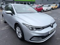 USED 2021 21 VOLKSWAGEN GOLF Silver 1.5 TSI Life hatchback, 49,700 miles, Euro 6, 6-speed manual, 16in alloys, Sat nav, CarPlay/Android Auto, Climate control, F&R sensors. VERY ECONOMICAL LOW INSURANCE