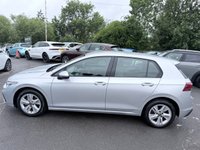 USED 2021 21 VOLKSWAGEN GOLF Silver 1.5 TSI Life hatchback, 49,700 miles, Euro 6, 6-speed manual, 16in alloys, Sat nav, CarPlay/Android Auto, Climate control, F&R sensors. VERY ECONOMICAL LOW INSURANCE